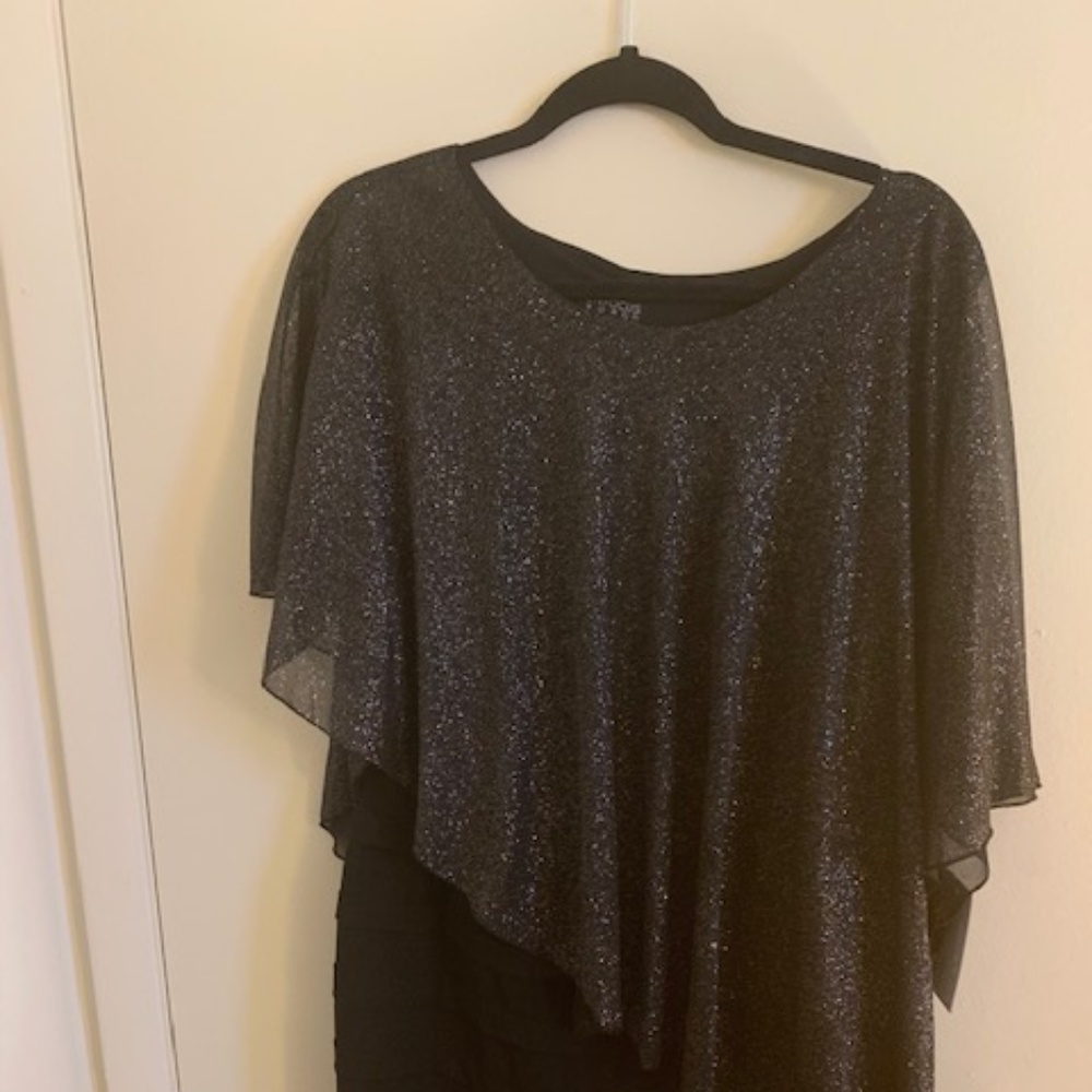 ENFOCUS Black Dress, NWT, Shimmery Dress 18W